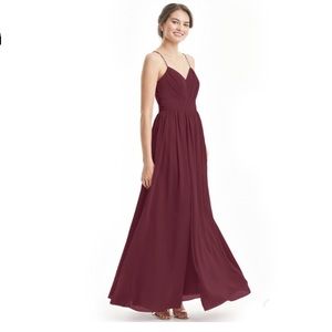 Cabernet Azazie Cora Bridesmaid Dress Size 4
